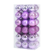 36pcs 4cm Christmas Tree Hanging Ornaments