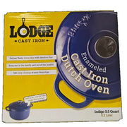Lodge 5.5 Quart Enameled Cast Iron Dutch Oven
