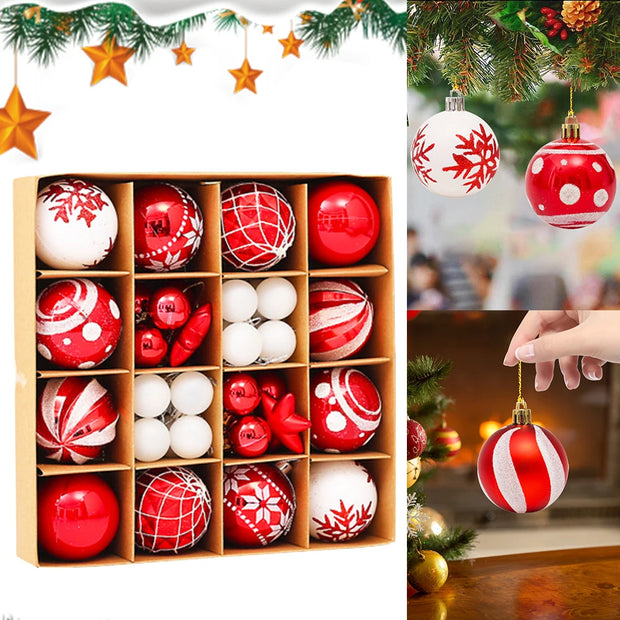 42 Pcs 6 cm Christmas Ball Ornaments