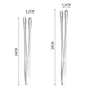 Stainless Steel Kitchen BBQ Grill Meat Tongs