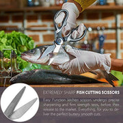 Heavy Duty Ultra Sharp Kitchen Shears with Protective Cover