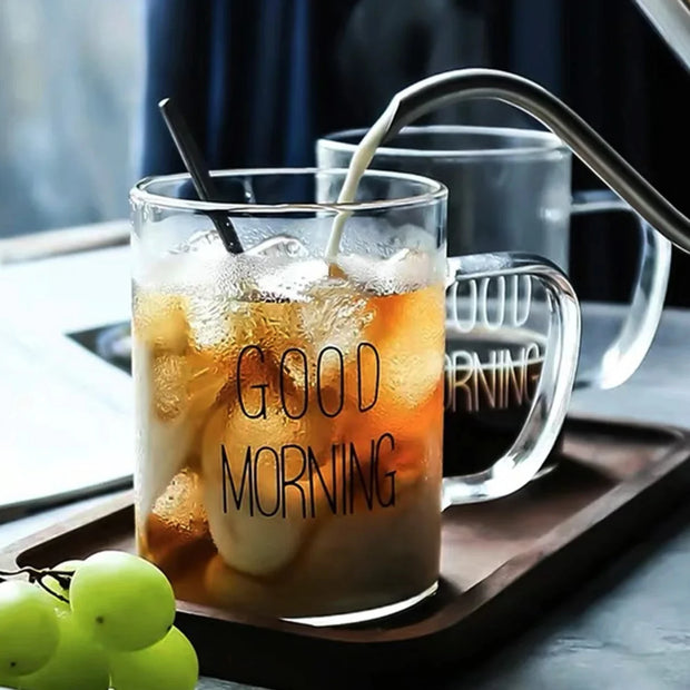Nordic Heat-Resistant Glass Milk Coffee Office Cup