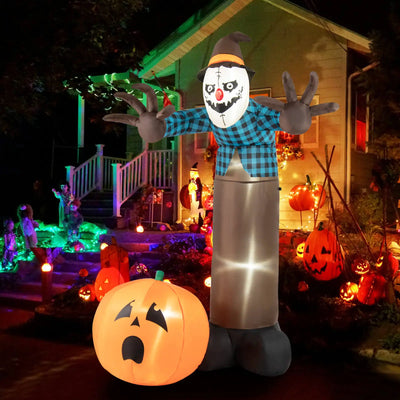 7 FT Halloween Inflatable Haunted Scarecrow