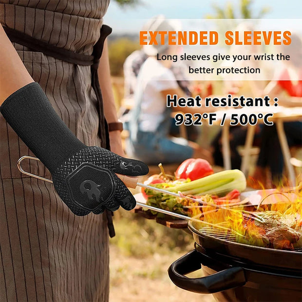 BBQ Heat-Resistant Non-Stick Fabric Glove