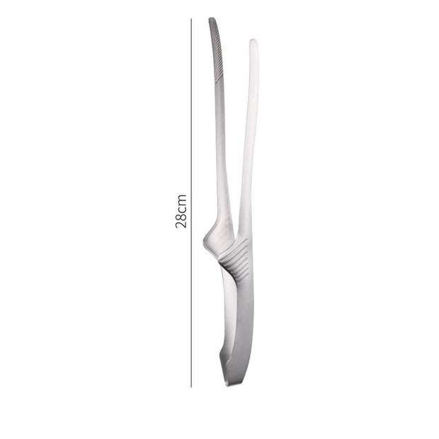 304 Stainless Steel Long Handle BBQ Tongs
