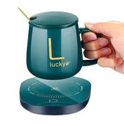 Ceramic Gift Mug Set with Spoon & Bag
