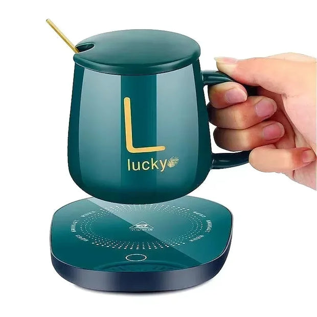 Ceramic Gift Mug Set with Spoon & Bag