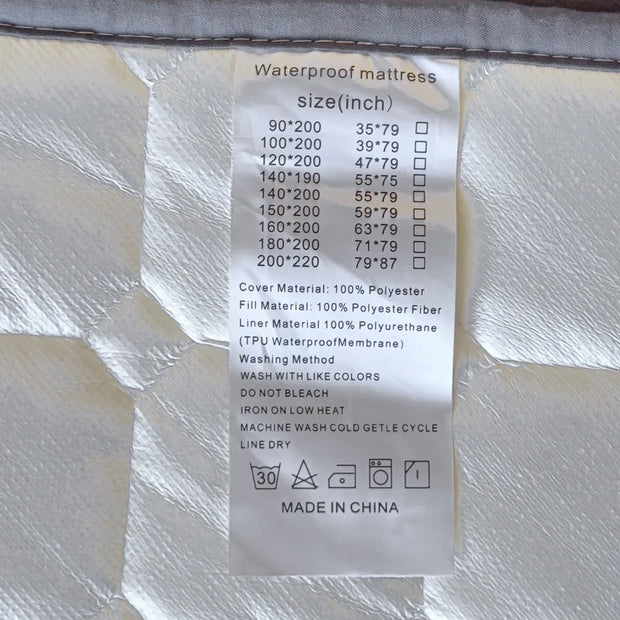 Waterproof Quilted Mattress Pad