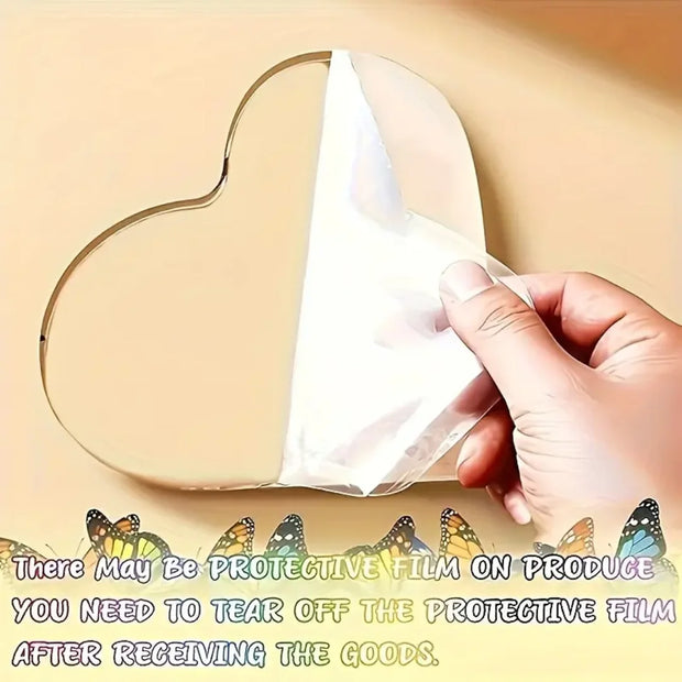 Acrylic Heart Mom Plaque – Mother’s Day Gift