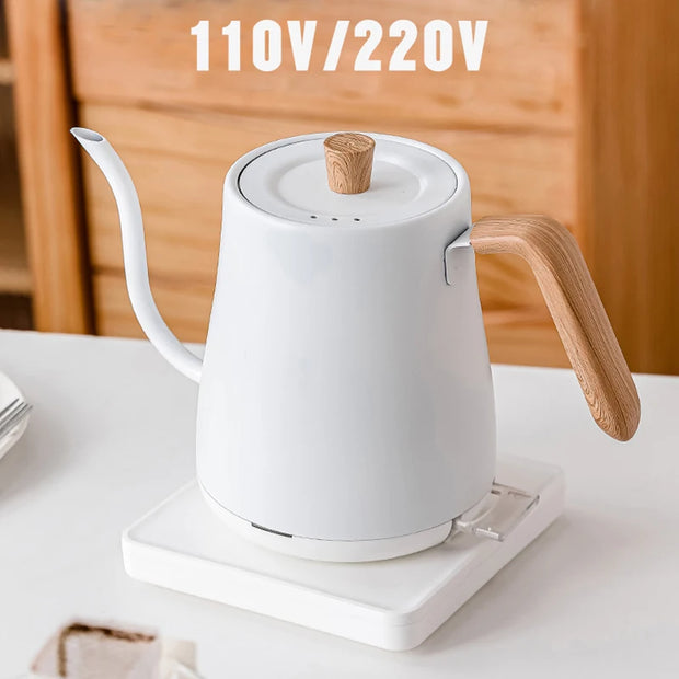800ml Gooseneck Electric Kettle 1000W Stainless Steel