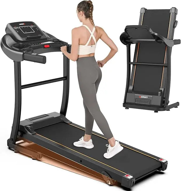 Foldable 3.0 HP Treadmill with Incline & Display