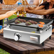 Portable Propane Gas Griddle 16.3 Inch