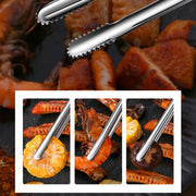 304 Stainless Steel Cooking Tweezers – Kitchen & BBQ Tongs