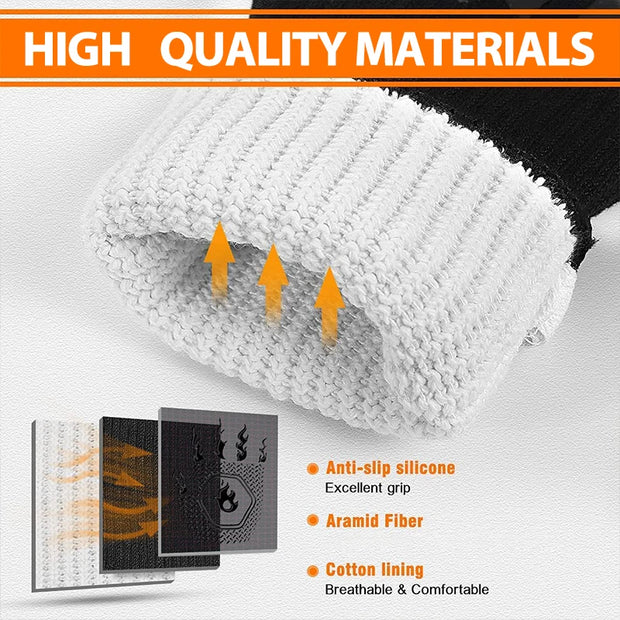 BBQ Heat-Resistant Non-Stick Fabric Glove