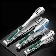 Stainless Steel BBQ Grill Food Kitchen Tongs