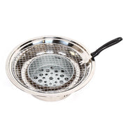 Portable Charcoal Grill – Stainless Steel