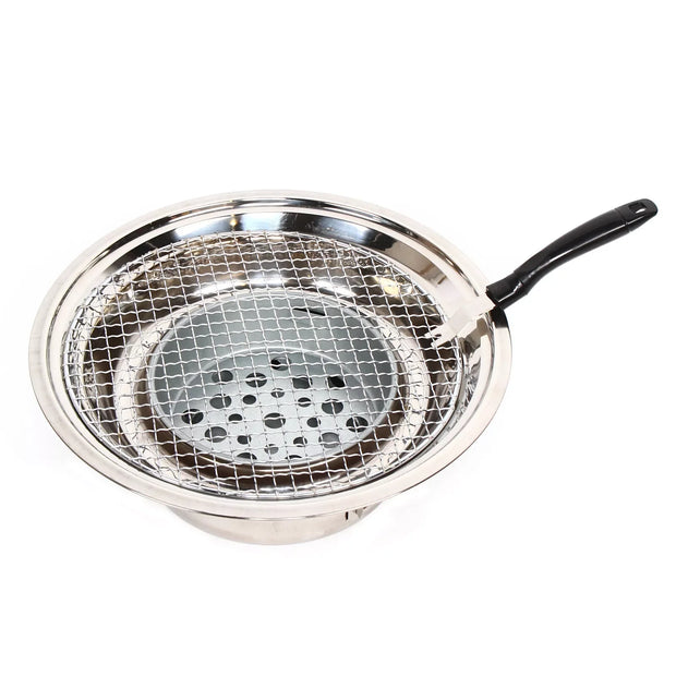 Portable Charcoal Grill – Stainless Steel