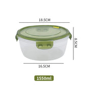 Microwave-Safe Transparent Food Storage Lunch Box