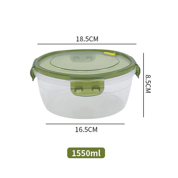 Microwave-Safe Transparent Food Storage Lunch Box