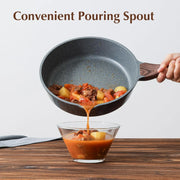 10-Inch Nonstick Deep Frying Pan with Lid