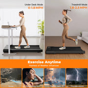 2.5HP Walking Pad Treadmill for Home