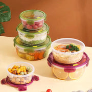 Microwave-Safe Transparent Food Storage Lunch Box