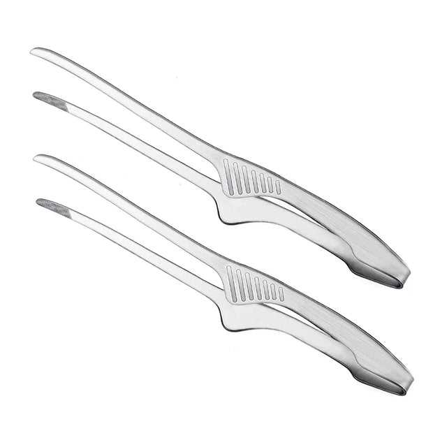 Stainless Steel Anti-Slip BBQ Tongs