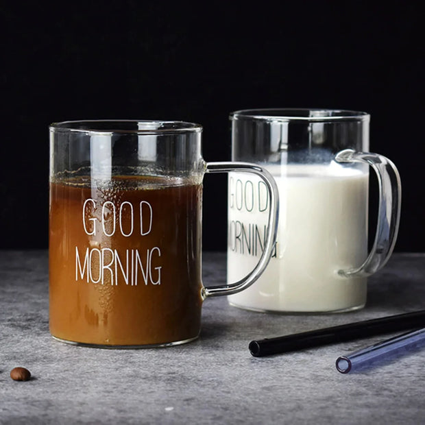 Nordic Heat-Resistant Glass Milk Coffee Office Cup