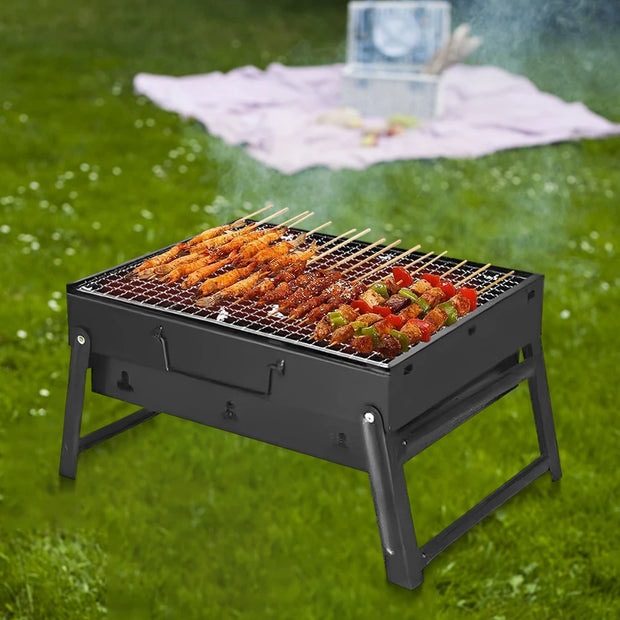 Portable Stainless Steel Charcoal Grill