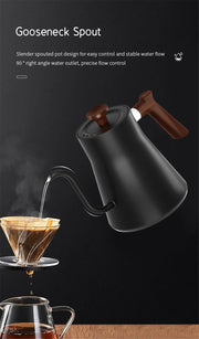 0.9L Electric Gooseneck Coffee Kettle Stainless Steel
