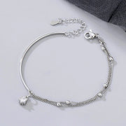 925 Silver 3MM Snake Chain Bracelet Unisex Jewelry