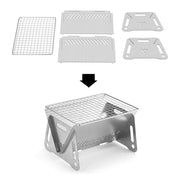Portable Windproof Collapsible Camping BBQ Stove