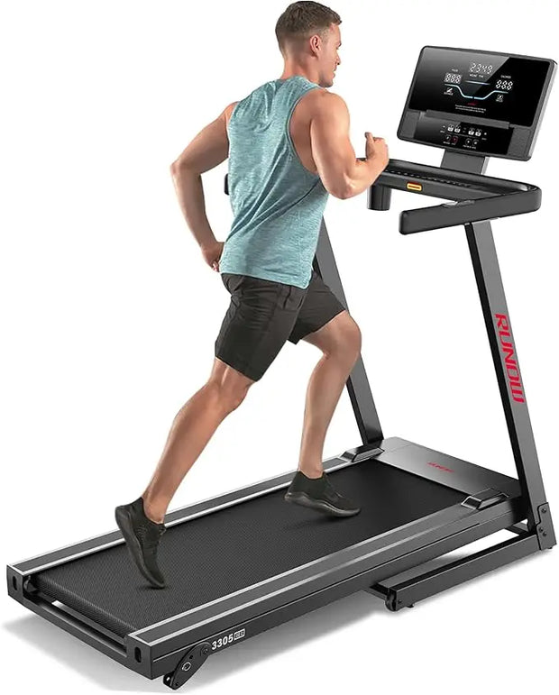 Foldable Treadmill 2.5HP, Incline, 40 Programs