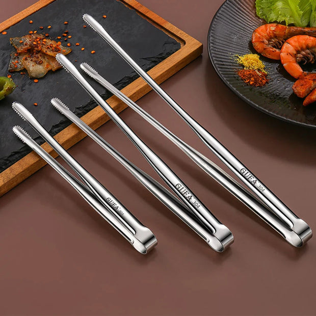 304 Stainless Steel Cooking Tweezers – Kitchen & BBQ Tongs
