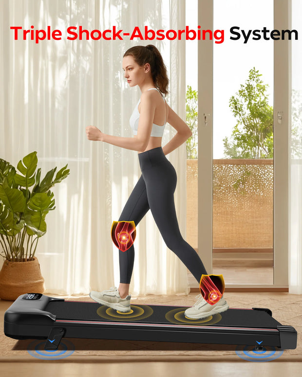 Electric home treadmill for cardio training use.