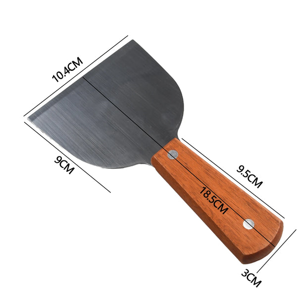 Stainless Steel Steak Spatula with Wooden Handle