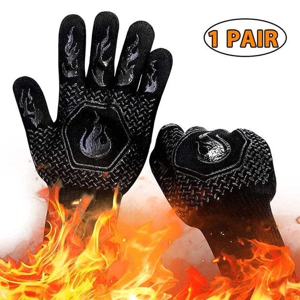 BBQ Heat-Resistant Non-Stick Fabric Glove