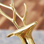 Brass Deer Statue Light Luxury Home Décor