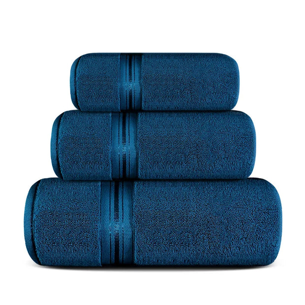 Thick 100% Cotton Absorbent Bath Towel Set