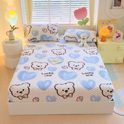Kids Cartoon Fitted Sheet – Soft & Durable 100% Polyester Bed Cover
