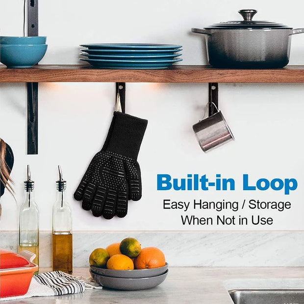 BBQ Heat-Resistant Non-Stick Fabric Glove