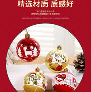 16pcs 6 cm Christmas Ball Ornaments