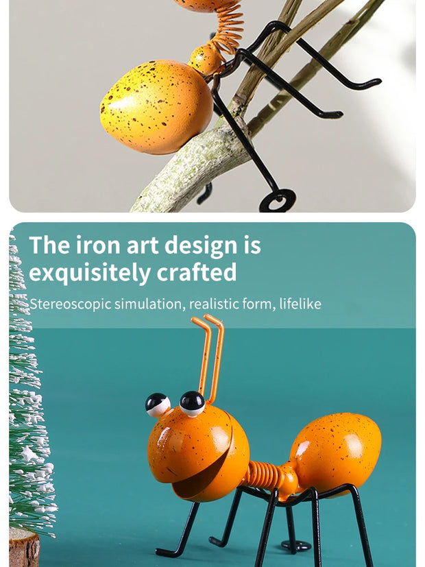 Creative Iron Ant Garden Ornament