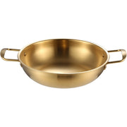 Single-Person Stainless Steel Hotpot with Handles