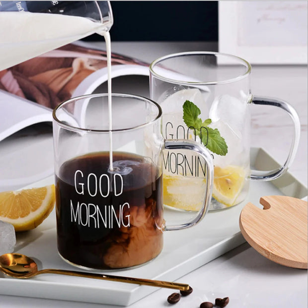 Nordic Heat-Resistant Glass Milk Coffee Office Cup