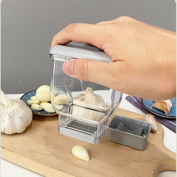 Manual Garlic Press Grinder Cutter Kitchen Tool