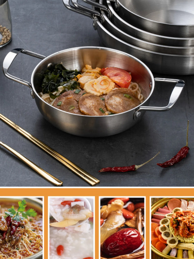 Stainless Steel Saucepan with Handle — Versatile