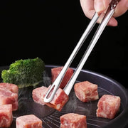 Stainless Steel Kitchen BBQ Grill Meat Tongs