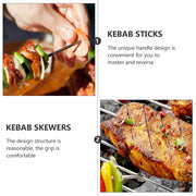 20‑Piece Stainless Steel BBQ Skewers