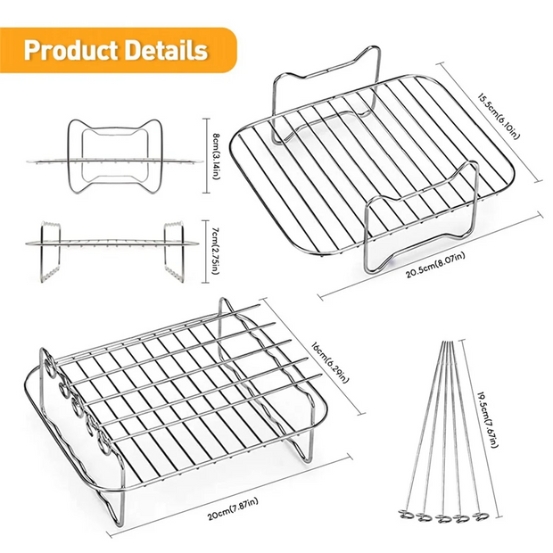 2PCS Air Fryer Rack